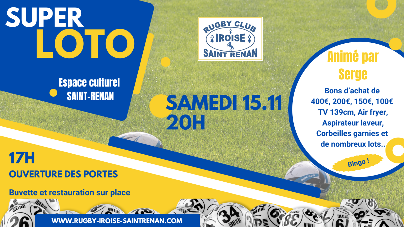 Super Loto du RCI 15 novembre 2025