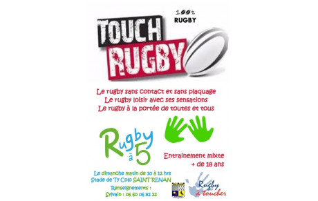 Venez vous essayer au Rugby sans contact!!!
