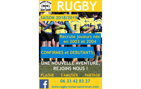 Rugby - Convocations du 13 au 19 août 2018